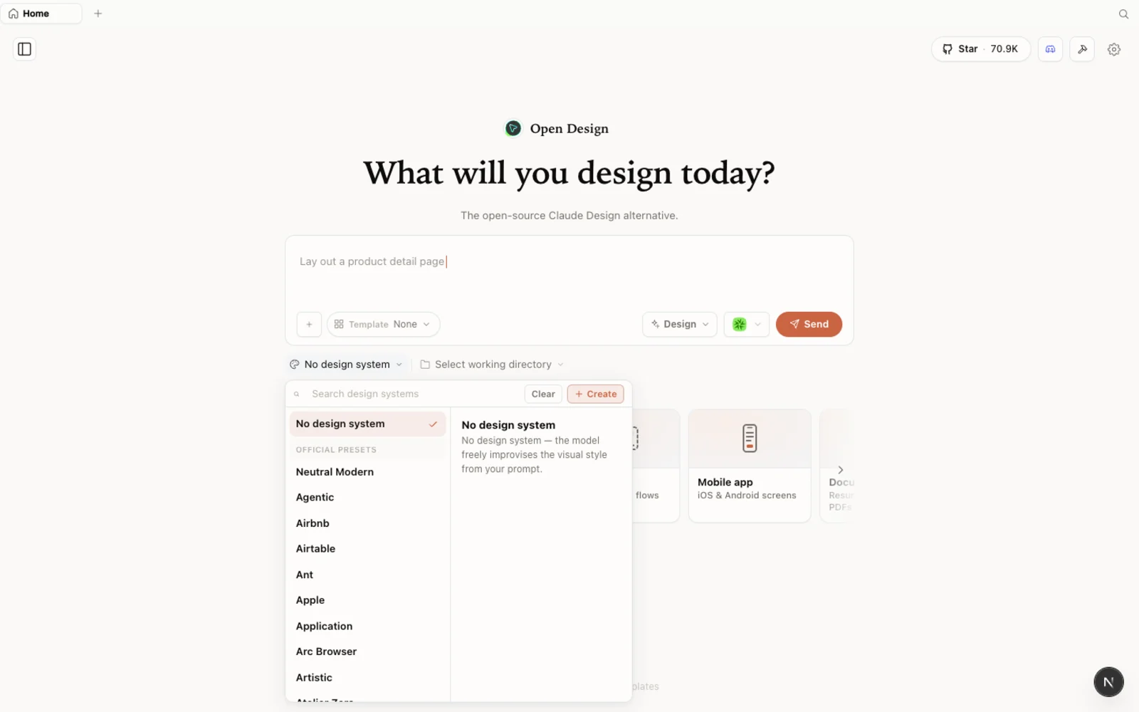 Die integrierte Designsystem-Bibliothek — echte Marken als Ausgangspunkt.